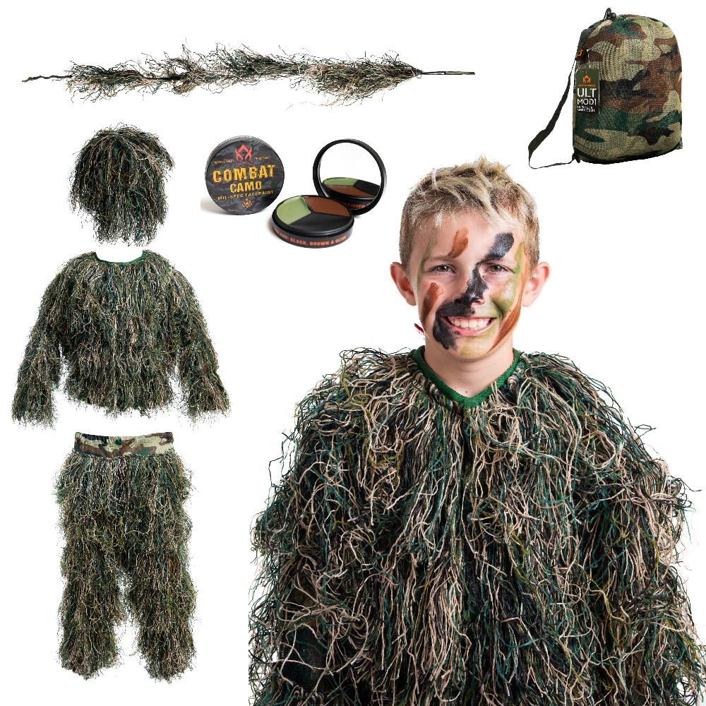 Arcturus Ultralight Woodland Ghillie Suit Kids Ghillie Suit Warehouse