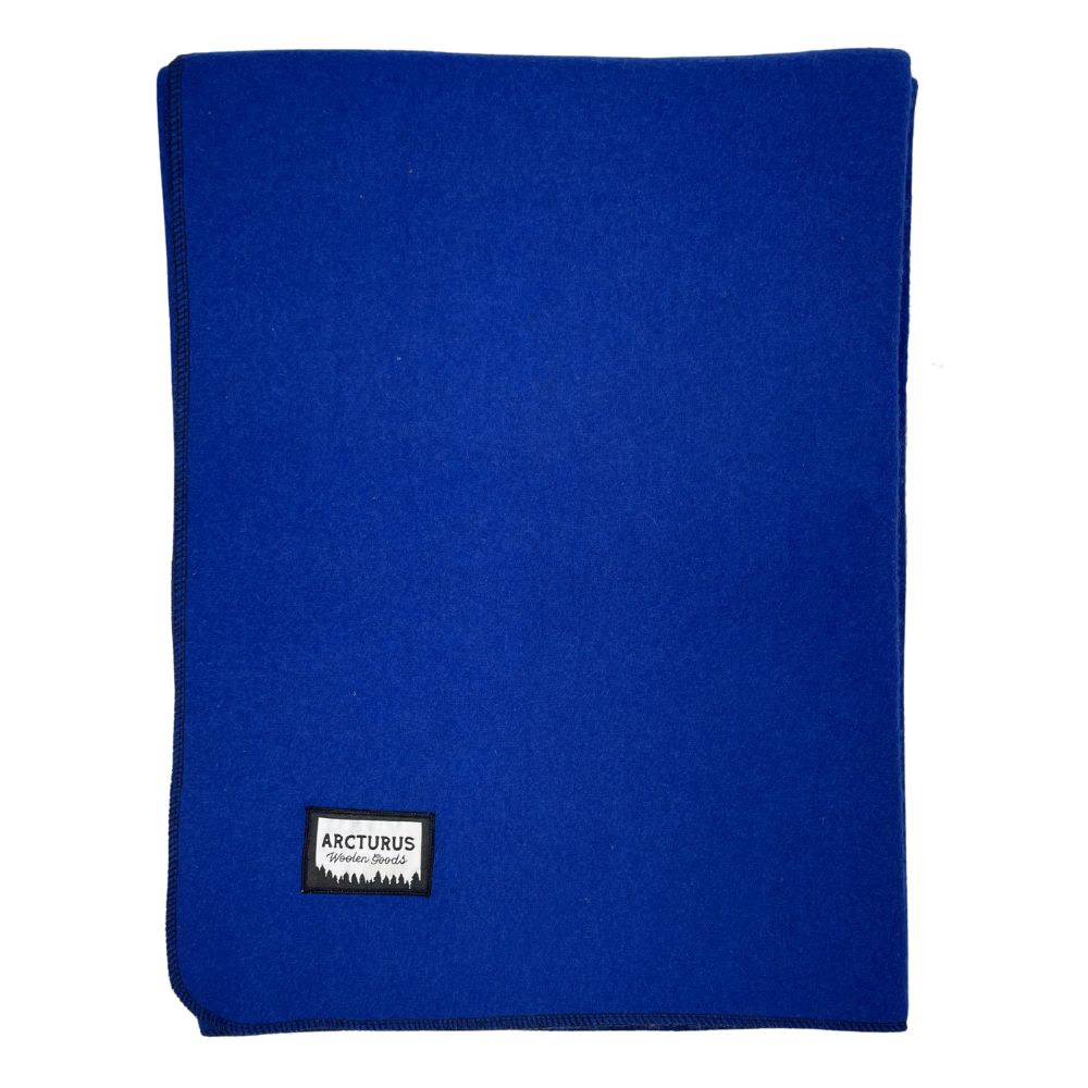 Arcturus Military Wool Blanket Royal Blue 4.5 lbs (64" x 88