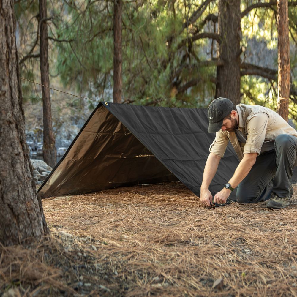 arcturus tarp XL Survival Blanket mesh head saver for double pedal which can be used Christian Richter - IMS Marke:Bianchi