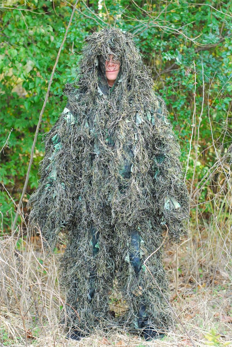 3D Leafy Ghillie Hybrid Suit Youth / Woodland 3D Leafy Ghillie Hybrid Suit Youth / Woodland
