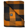 Arcturus Backwoods Wool Blanket - Orange Buffalo Plaid