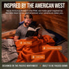 Arcturus Military Wool Blanket - Ember Orange | 4.5 lbs (64" x 88")