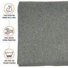 Arcturus Military Wool Blanket - Stone Gray | 4.5 lbs (64" x 88")