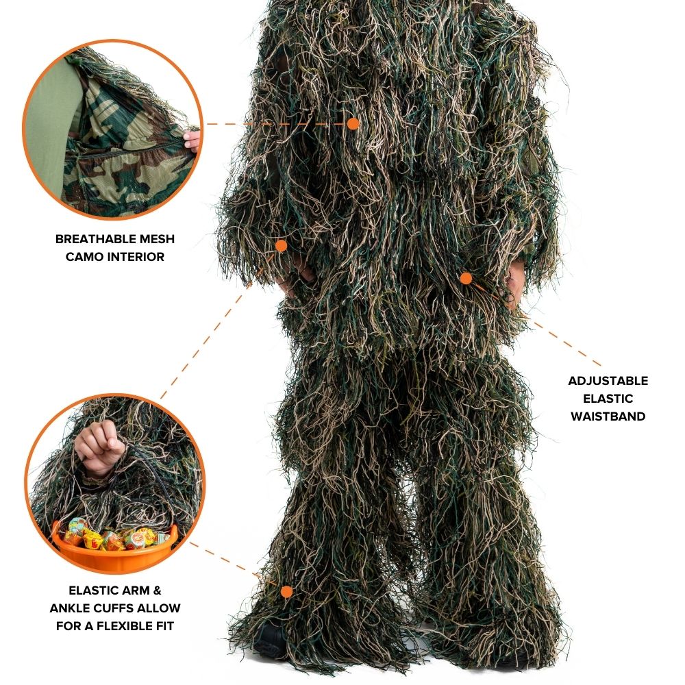 Arcturus Ultralight Woodland Ghillie Suit Kids Ghillie Suit Warehouse