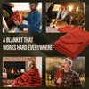 Arcturus Military Wool Blanket - Rust | 4.5 lbs (64" x 88")