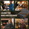 Arcturus Military Wool Blanket - Military Gray | 4.5 lbs (64" x 88")