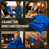 Arcturus Military Wool Blanket - Royal Blue | 4.5 lbs (64" x 88")