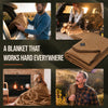 Arcturus Military Wool Blanket - Camel | 4.5 lbs (64" x 88")