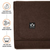 Arcturus Military Wool Blanket - Chocolate | 4.5 lbs (64" x 88")