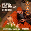Arcturus Military Wool Blanket - Ember Orange | 4.5 lbs (64" x 88")