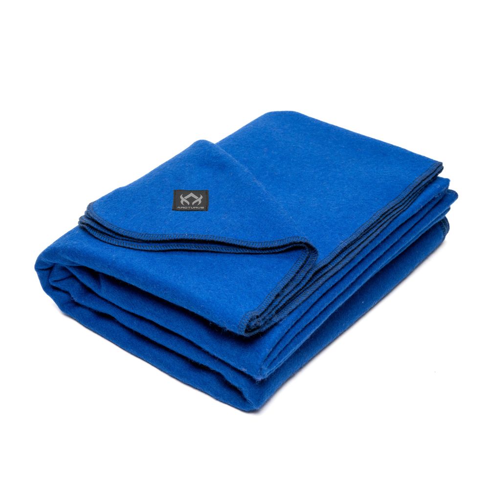 Arcturus Military Wool Blanket Royal Blue lbs (64