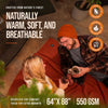 Arcturus Military Wool Blanket - Rust | 4.5 lbs (64" x 88")