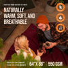 Arcturus Military Wool Blanket - Wine | 4.5 lbs (64" x 88")