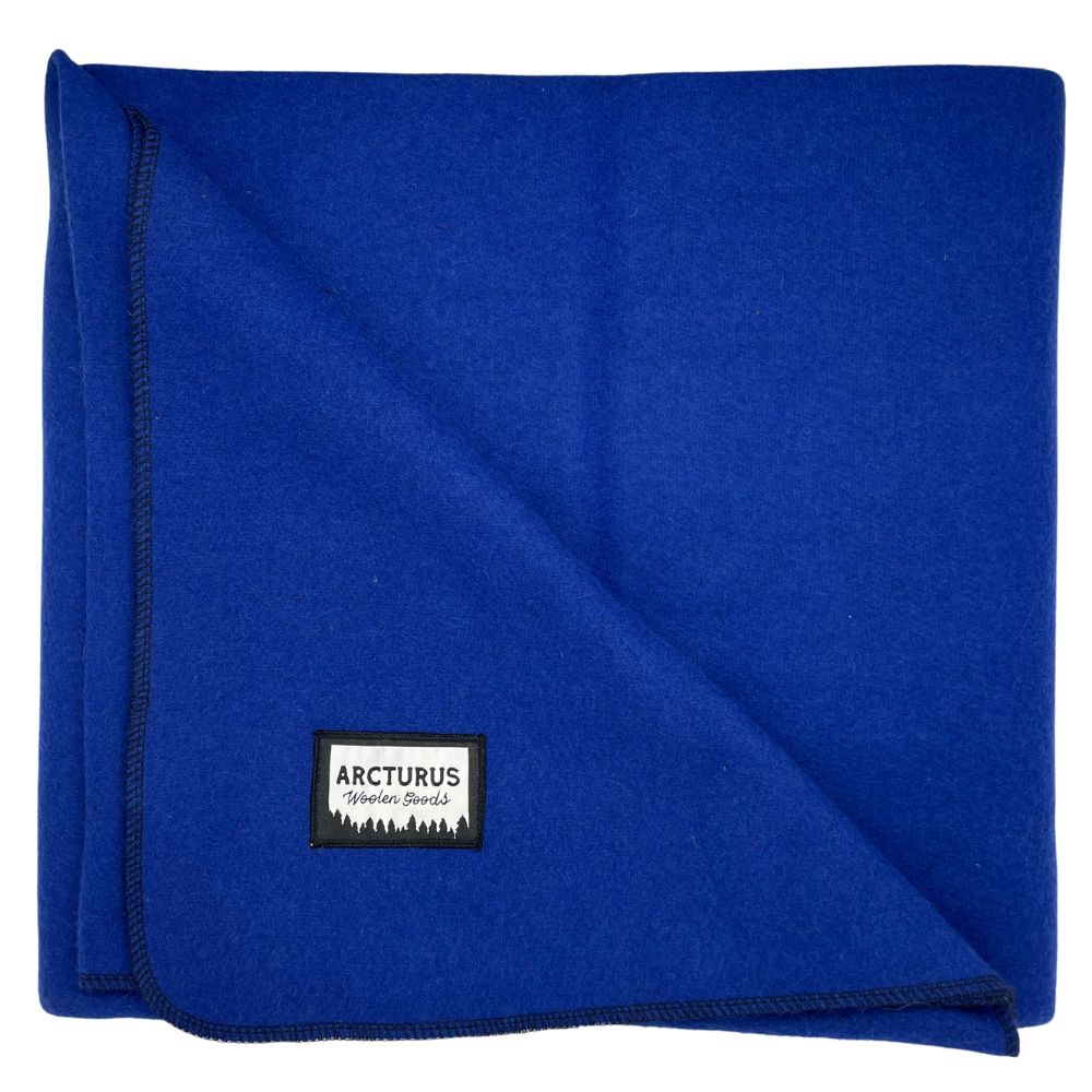 Arcturus Military Wool Blanket Royal Blue 4.5 lbs (64" x 88