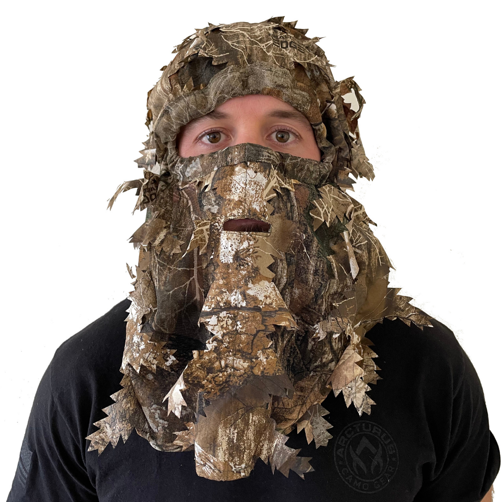 Arcturus Realtree 3D Leaf Face Mask – 2 Exclusive Camo Patterns, Unisex One Size - View #3