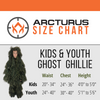 Arcturus Ghost Ghillie Suit - Kids Size