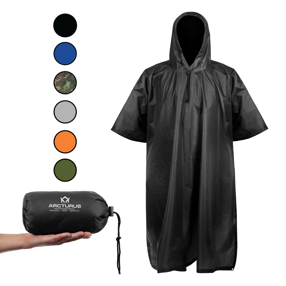 poncho tarp Arcturus Lightweight Waterproof Rain Poncho